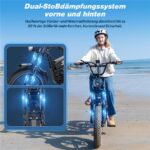 Evercross Tech EK30 – E-Bike (All Terrain Bike), 250 W, 48 V / 15,6 Ah (749 Wh), bis 100 km Reichweite – Bild 11