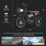 Evercross Tech EK30 – E-Bike (All Terrain Bike), 250 W, 48 V / 15,6 Ah (749 Wh), bis 100 km Reichweite – Bild 8
