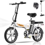 Evercross Tech EK5 Faltbares E Bike – E-Bike (Citybike), 250 W, 36 V / 13 Ah (468 Wh), bis 65 km Reichweite