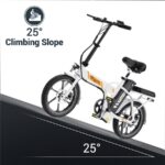 Evercross Tech EK5 Faltbares E Bike – E-Bike (Citybike), 250 W, 36 V / 13 Ah (468 Wh), bis 65 km Reichweite – Bild 4