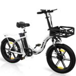 Evercross Tech EK6 Faltbares – E-Bike (Faltrad), 250 W, 48 V / 13 Ah (624 Wh), bis 90 km Reichweite