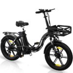 Evercross Tech EK6 Faltbares – E-Bike (Urbanbike), 250 W, 48 V / 13 Ah (624 Wh), bis 90 km Reichweite