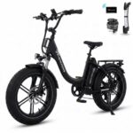 Evercross Tech EK6 Ultra Urbanbike – E-Bike (Urbanbike), 250 W, 48 V / 18 Ah (864 Wh), bis 150 km Reichweite