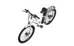 Evercross Tech EK8S 26 ZOLL – E-Bike (Citybike), 250 W, 36 V / 10,4 Ah (432 Wh), bis 90 km Reichweite (Art.-Nr. 137670999) – Bild 2