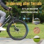 Evercross Tech EK8S 26 ZOLL – E-Bike (Citybike), 250 W, 36 V / 10,4 Ah (432 Wh), bis 90 km Reichweite (Art.-Nr. 137671018) – Bild 10