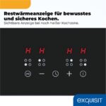 Exquisit EKC600-490 – Glaskeramik-Kochfeld (autark), 4 Kochzonen, 59 cm, 6000 W – Bild 6