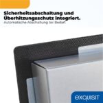 Exquisit EKC600-490 – Glaskeramik-Kochfeld (autark), 4 Kochzonen, 59 cm, 6000 W – Bild 8