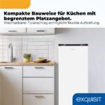 Exquisit GS145-050C weiss – Gefrierschrank, 145 l, Energieeffizienzklasse C – Bild 3