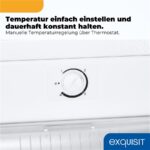 Exquisit GS145-050C weiss – Gefrierschrank, 145 l, Energieeffizienzklasse C – Bild 4