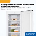 Exquisit GS145-050C weiss – Gefrierschrank, 145 l, Energieeffizienzklasse C – Bild 5