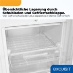 Exquisit GS145-050C weiss – Gefrierschrank, 145 l, Energieeffizienzklasse C – Bild 7