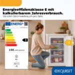 Exquisit GS512-040E weiss – Gefrierschrank, 91 l, Energieeffizienzklasse E – Bild 2