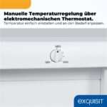Exquisit GS512-040E weiss – Gefrierschrank, 91 l, Energieeffizienzklasse E – Bild 4