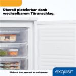 Exquisit GS512-040E weiss – Gefrierschrank, 91 l, Energieeffizienzklasse E – Bild 7