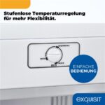 Exquisit GS5230-H-040D weiss – Gefrierschrank, 168 l, Energieeffizienzklasse D – Bild 7
