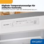Exquisit GS5271-NF-H-040C inoxlook – Gefrierschrank, 204 l, Energieeffizienzklasse C, No Frost – Bild 4