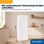 Exquisit GS5271-NF-H-040C weiss – Gefrierschrank, 204 l, Energieeffizienzklasse C, No Frost – Bild 3