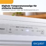 Exquisit GS5271-NF-H-040C weiss – Gefrierschrank, 204 l, Energieeffizienzklasse C, No Frost – Bild 4