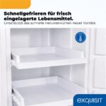 Exquisit GS5271-NF-H-040C weiss – Gefrierschrank, 204 l, Energieeffizienzklasse C, No Frost – Bild 6