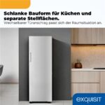Exquisit GS5271-NF-H-040E – Gefrierschrank, 204 l, Energieeffizienzklasse E, No Frost – Bild 3