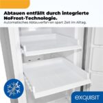 Exquisit GS5271-NF-H-040E – Gefrierschrank, 204 l, Energieeffizienzklasse E, No Frost – Bild 7