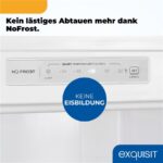 Exquisit GS5271-NF-H-040E weiss – Gefrierschrank, 204 l, Energieeffizienzklasse E, No Frost – Bild 6