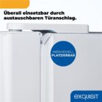 Exquisit GS5271-NF-H-040E weiss – Gefrierschrank, 204 l, Energieeffizienzklasse E, No Frost – Bild 8