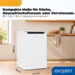 Exquisit GS581-040C weiss – Gefrierschrank, 87 l, Energieeffizienzklasse C – Bild 3