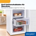 Exquisit GS581-040C weiss – Gefrierschrank, 87 l, Energieeffizienzklasse C – Bild 4