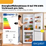 Exquisit KGC5265-70-NF-040D inoxlook – Kühl-Gefrier-Kombination, Energieeffizienzklasse D, No Frost – Bild 2