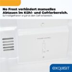 Exquisit KGC5265-70-NF-040D inoxlook – Kühl-Gefrier-Kombination, Energieeffizienzklasse D, No Frost – Bild 6