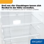 Exquisit KGC5265-70-NF-040D inoxlook – Kühl-Gefrier-Kombination, Energieeffizienzklasse D, No Frost – Bild 7