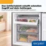 Exquisit KGC5265-70-NF-040D inoxlook – Kühl-Gefrier-Kombination, Energieeffizienzklasse D, No Frost – Bild 8