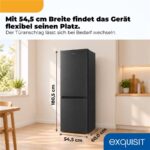 Exquisit KGC5265-70-NF-040D inoxlook-az – Kühl-Gefrier-Kombination, Energieeffizienzklasse D, No Frost – Bild 3