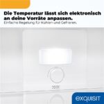 Exquisit KGC5265-70-NF-040D inoxlook-az – Kühl-Gefrier-Kombination, Energieeffizienzklasse D, No Frost – Bild 4