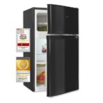 Exquisit KGC590-30-E-040E schwarz – Kühl-Gefrier-Kombination, 85 l, Energieeffizienzklasse E