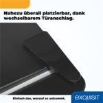 Exquisit KGC590-30-E-040E schwarz – Kühl-Gefrier-Kombination, 85 l, Energieeffizienzklasse E – Bild 9