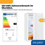 Exquisit KS5117-3-010EweissPV – Kühlschrank, 82 l, Energieeffizienzklasse E – Bild 2