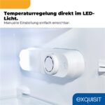 Exquisit KS5117-3-010EweissPV – Kühlschrank, 82 l, Energieeffizienzklasse E – Bild 4