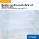 Exquisit KS5117-3-010EweissPV – Kühlschrank, 82 l, Energieeffizienzklasse E – Bild 7
