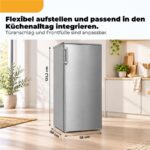 Exquisit KS5185-4-HE-040E – Kühlschrank, 190 l, Energieeffizienzklasse E – Bild 3