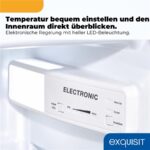 Exquisit KS5185-4-HE-040E – Kühlschrank, 190 l, Energieeffizienzklasse E – Bild 4