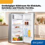 Exquisit KS5185-4-HE-040E – Kühlschrank, 190 l, Energieeffizienzklasse E – Bild 5