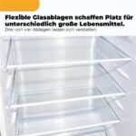 Exquisit KS5185-4-HE-040E – Kühlschrank, 190 l, Energieeffizienzklasse E – Bild 8