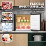 Flystar 35L -14 bis -24°C R600a leise Eisschaufel & Form – Mini-Gefrierschrank, Energieeffizienzklasse E – Bild 2