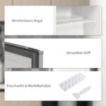 Flystar 35L -14 bis -24°C R600a leise Eisschaufel & Form – Mini-Gefrierschrank, Energieeffizienzklasse E – Bild 5
