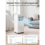 Flystar 9000 BTU/h 4-in-1 Kühler – Mobiles Klimagerät, 9000 BTU/h, bis 20 m², Energieeffizienzklasse A+ – Bild 4
