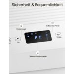 Flystar 9000 BTU/h 4-in-1 Kühler – Mobiles Klimagerät, 9000 BTU/h, bis 20 m², Energieeffizienzklasse A+ – Bild 5