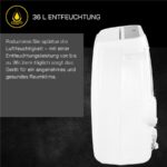 Gutfels CM 81455 WE Weiß – Mobiles Klimagerät, 14.000 BTU/h, bis 45 m², Energieeffizienzklasse A (generalüberholt) – Bild 4