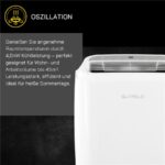 Gutfels CM 81455 WE Weiß – Mobiles Klimagerät, 14.000 BTU/h, bis 45 m², Energieeffizienzklasse A (generalüberholt) – Bild 5